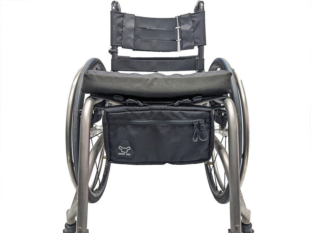 Wheelchair under seat pouch
